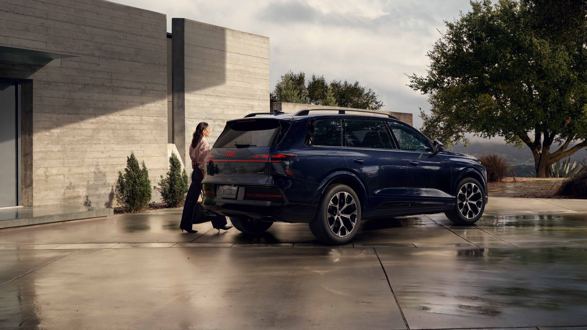 Audi Q9 parked